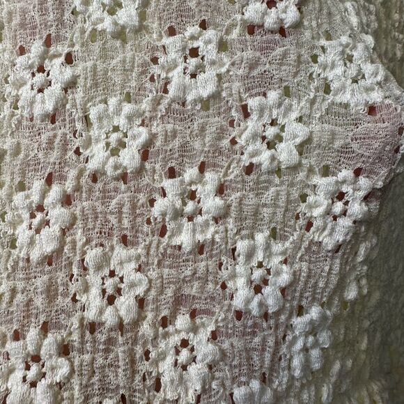 REBECCA TAYLOR Stretch Lace Peplum Top Sheer S NEW with Tags - Picture 3 of 15